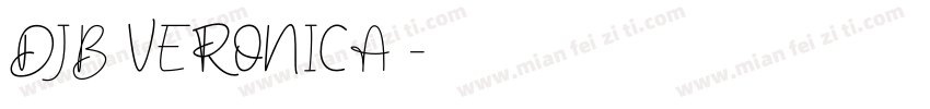 DJB VERONICA 字体转换